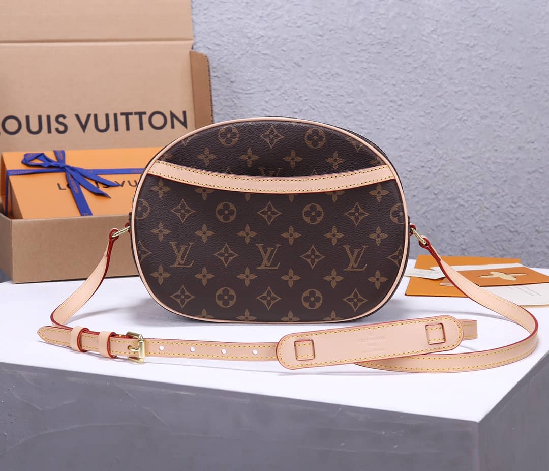 L0vis Vvtt0n Semi-Circle Leather Replica Shoulder Bag M51221