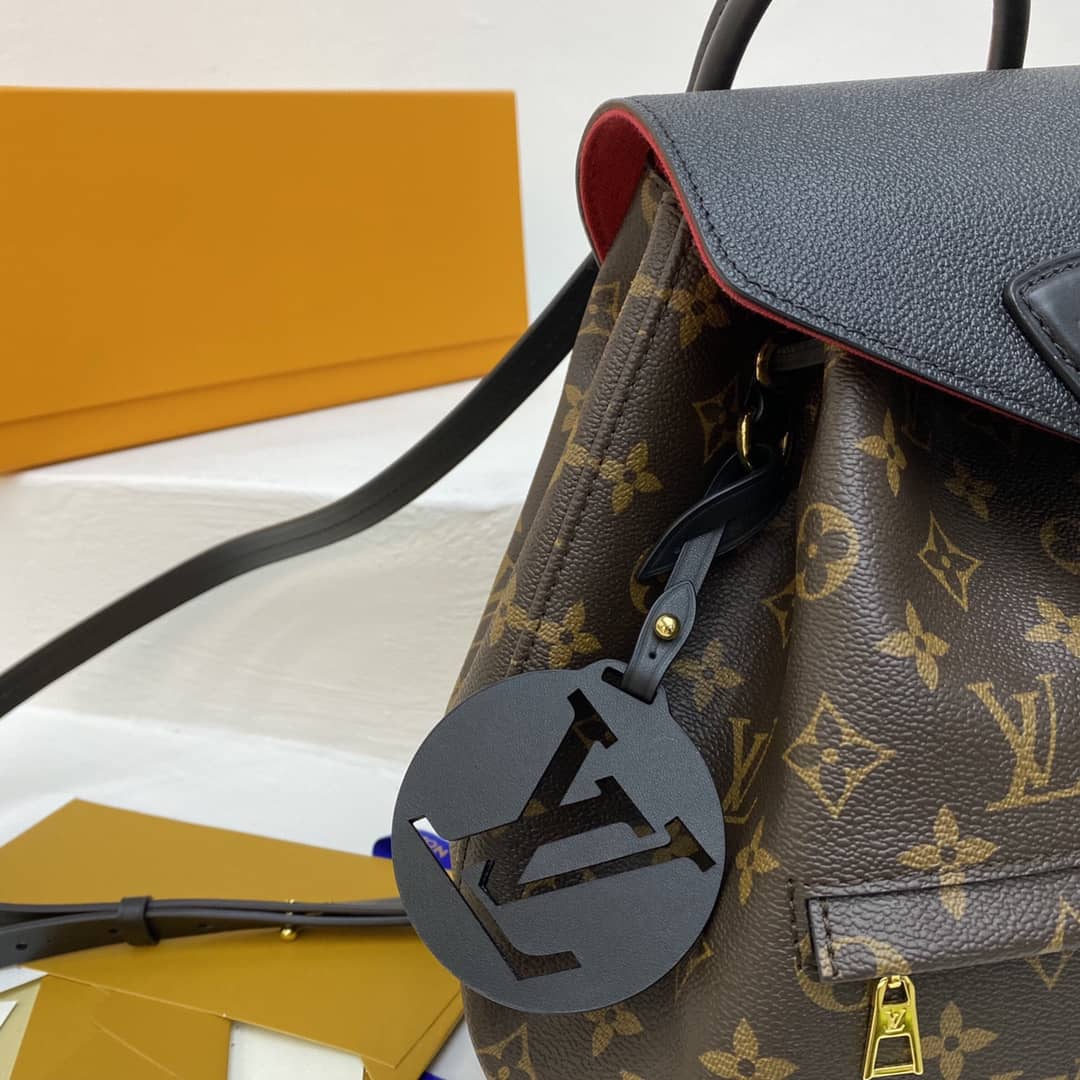 L0vis Vvtt0n Monogram Canvas Montsouris BB Replica Bag M45516 Black
