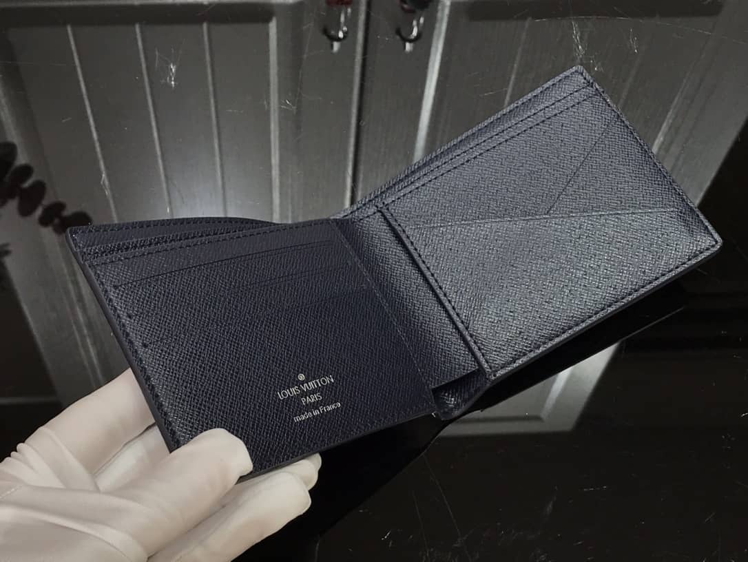 L0vis Vvtt0n Multiple Wallet Replica Monogram Canvas Blue M80458