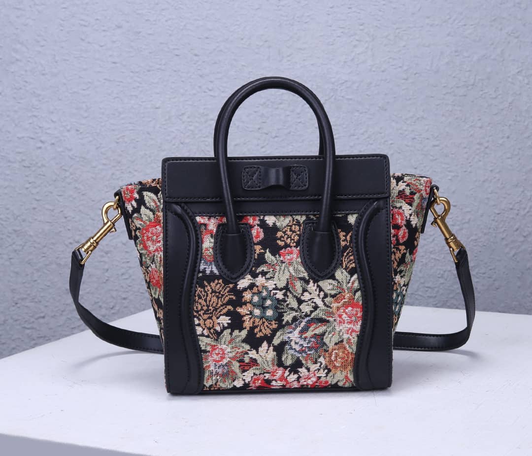 Ce1i*e Dupe Luggage Nano Shopper Replica Handbag