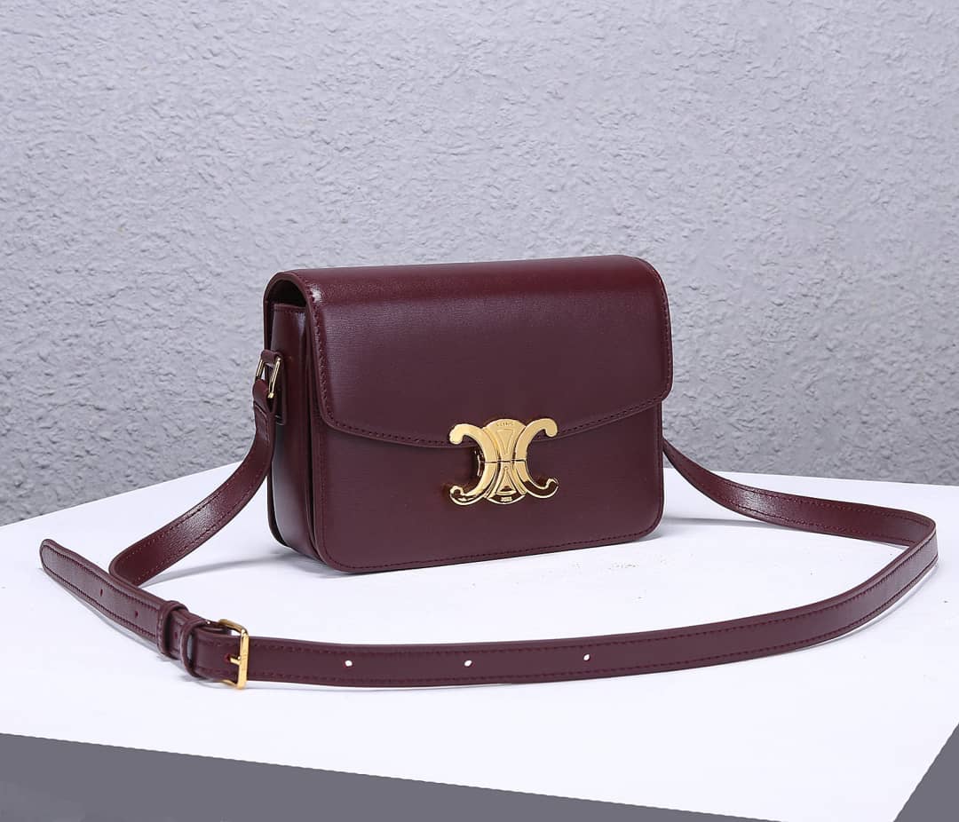 Ce1i*e Bag Dupe Triomphe Micro Luggage 18.5CM Replica Bag