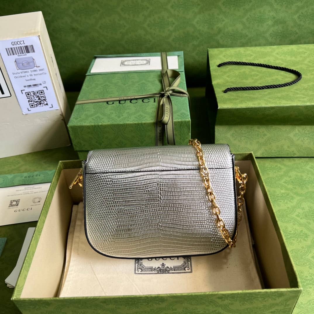 Gvc*1 Horsebit 1955 Lizard Mini 675801 Replica Shoulder Bag