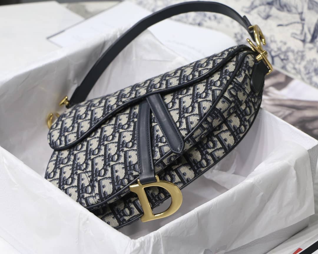 Chr1st1an D10r Saddle 25.5CM Replica Bag
