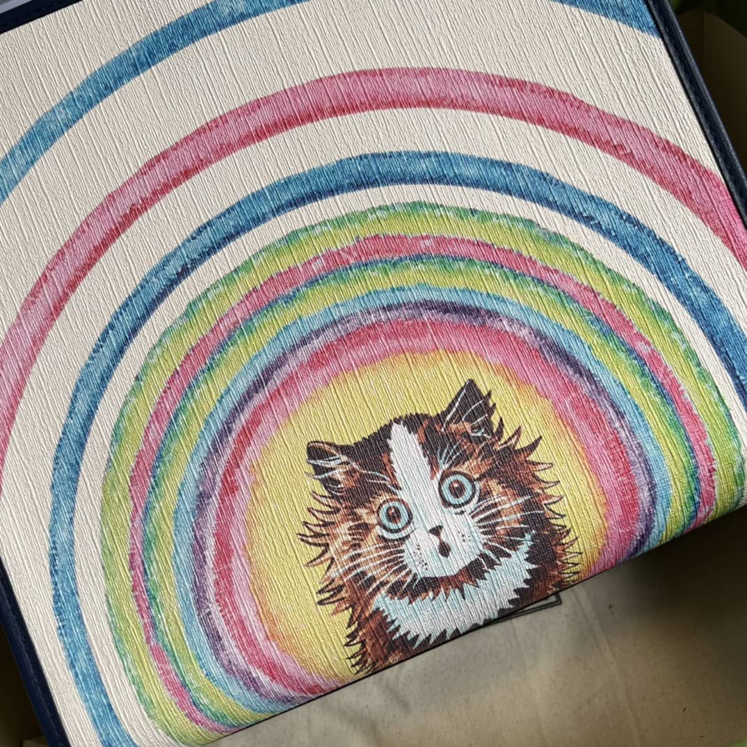 Gvc*1 Children Cat Print 630542 Replica Tote Bag