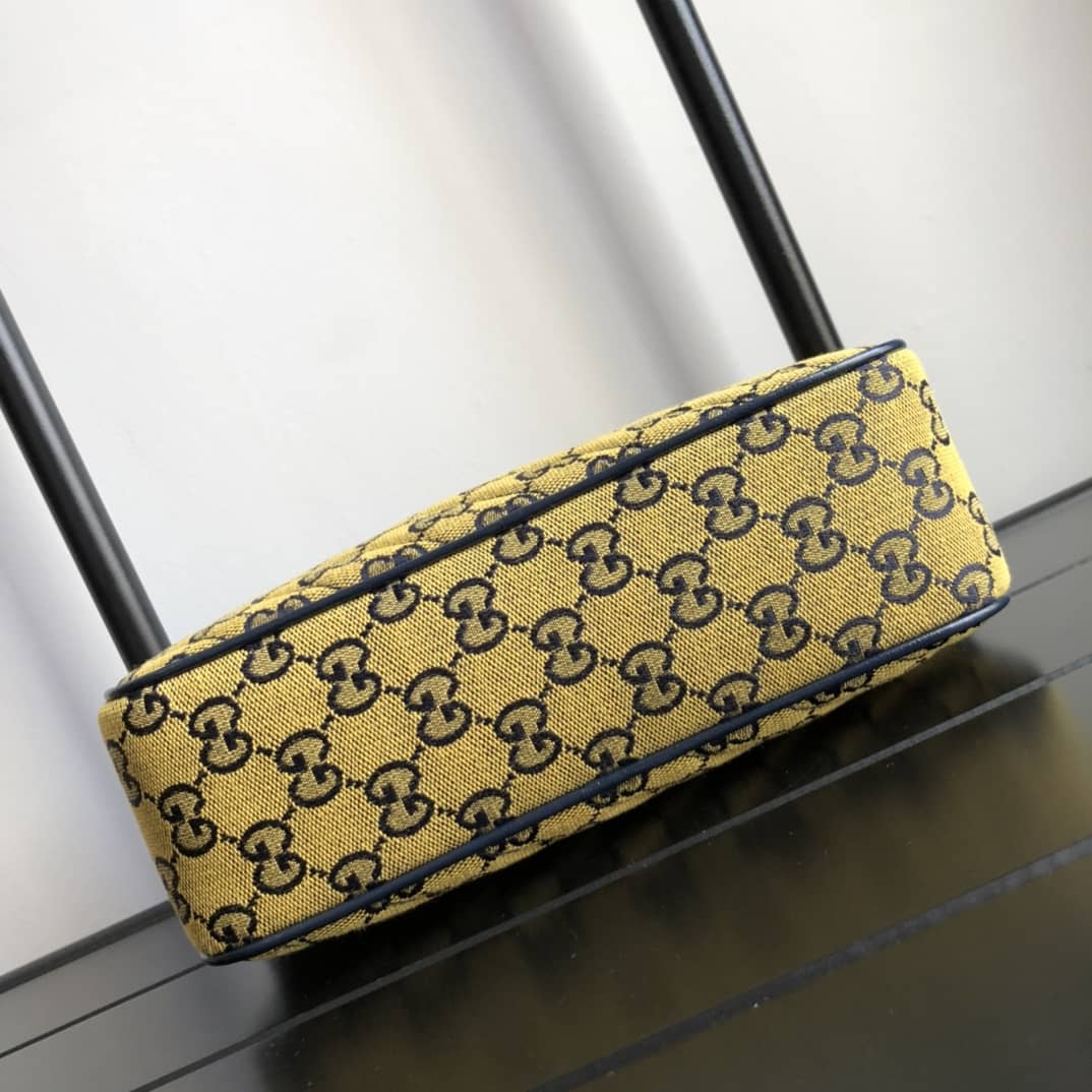 Gvc*1 Handbag Dupes Marmont Small Shoulder Handbag Camera Bag Replica Yellow 447632