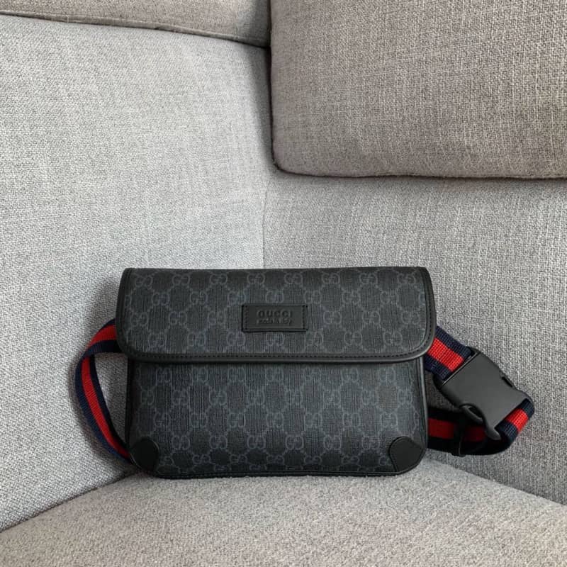 Gvc*1 GG Psychedelic Belt Bag Replica Black 598113