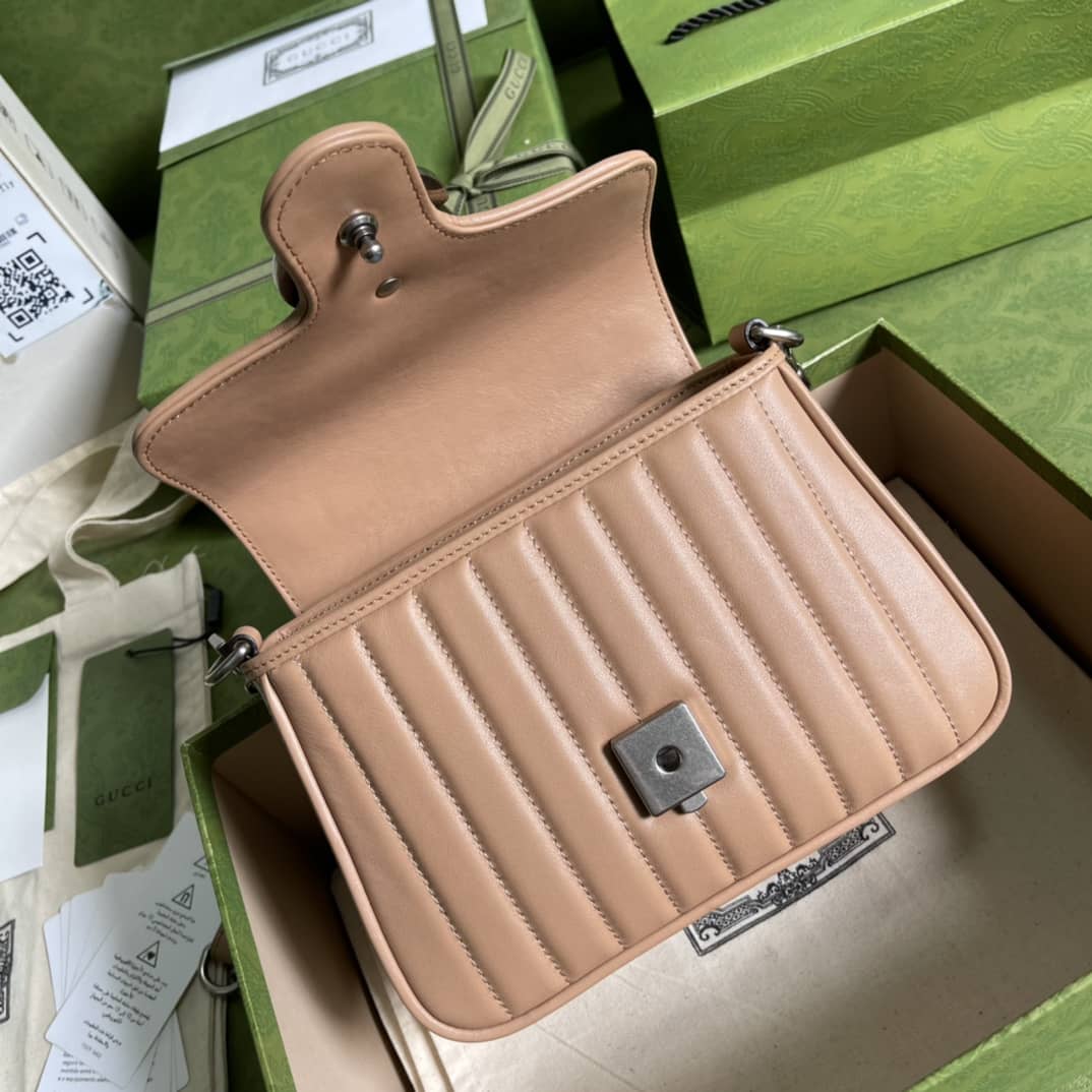 Gvc*1 Marmont GG Mini Top Handle Bag Replica 583571