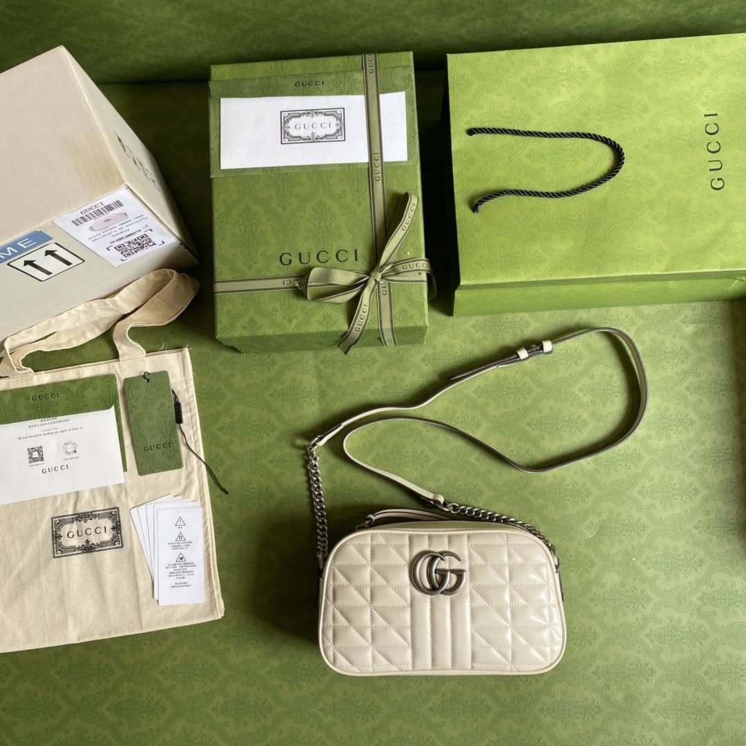 Gvc*1 Marmont Dupe GG Small Matelassé Shoulder Bag Replica 447632