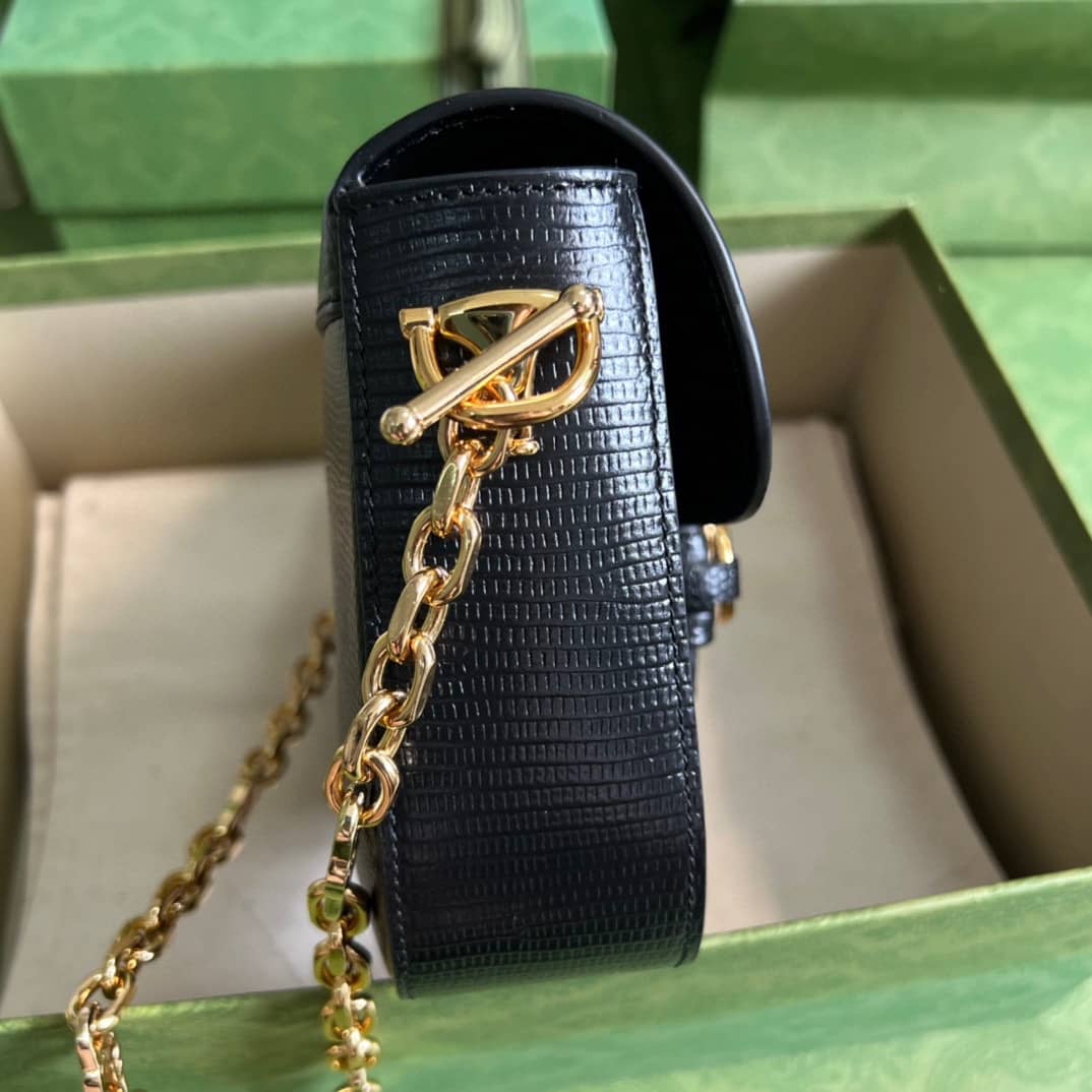Gvc*1 Horsebit 1955 Lizard Mini 675801 Replica Shoulder Bag