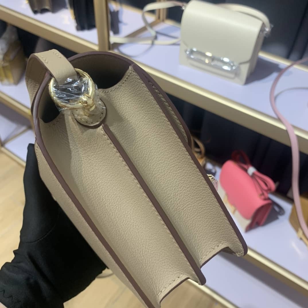 H**me5 Roulis Mini Sac Evercolor Calfskin Leather Crossbody Bag