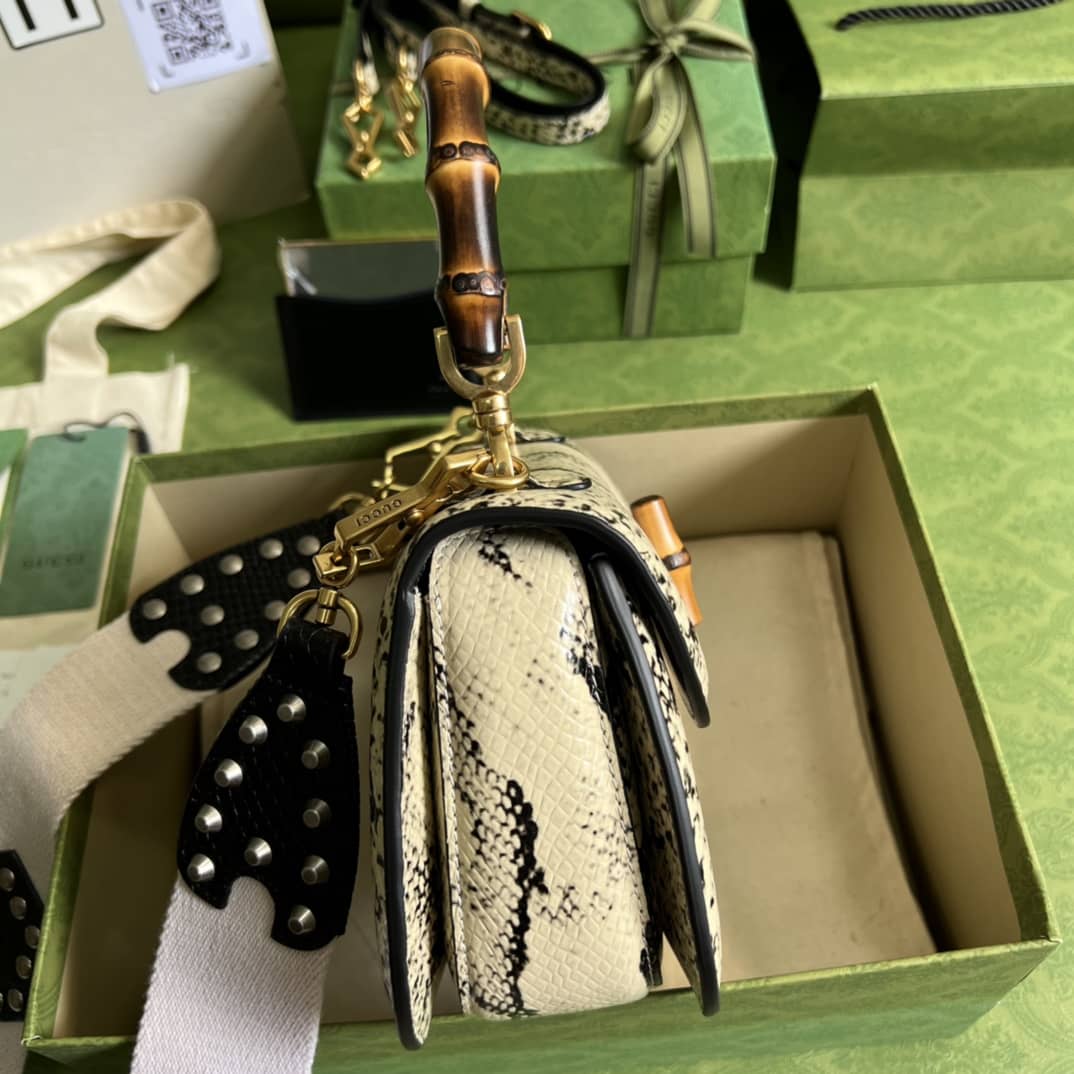 Gvc*1 Bamboo 1947 Mini Top Handle Shoulder Bag 686864 Replica