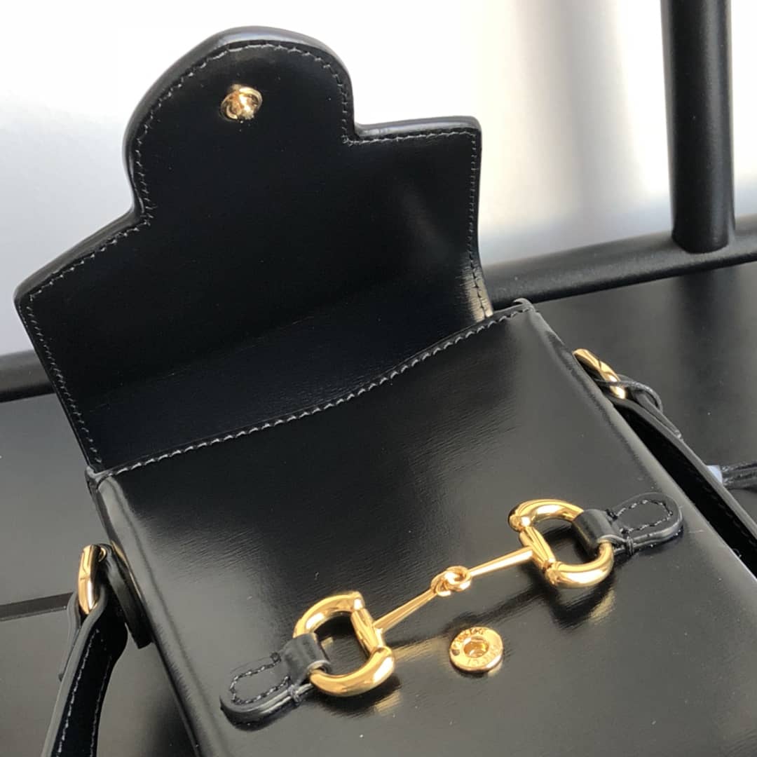 Gvc*1 Horsebit 1955 Mini Bag Replica Black 625615