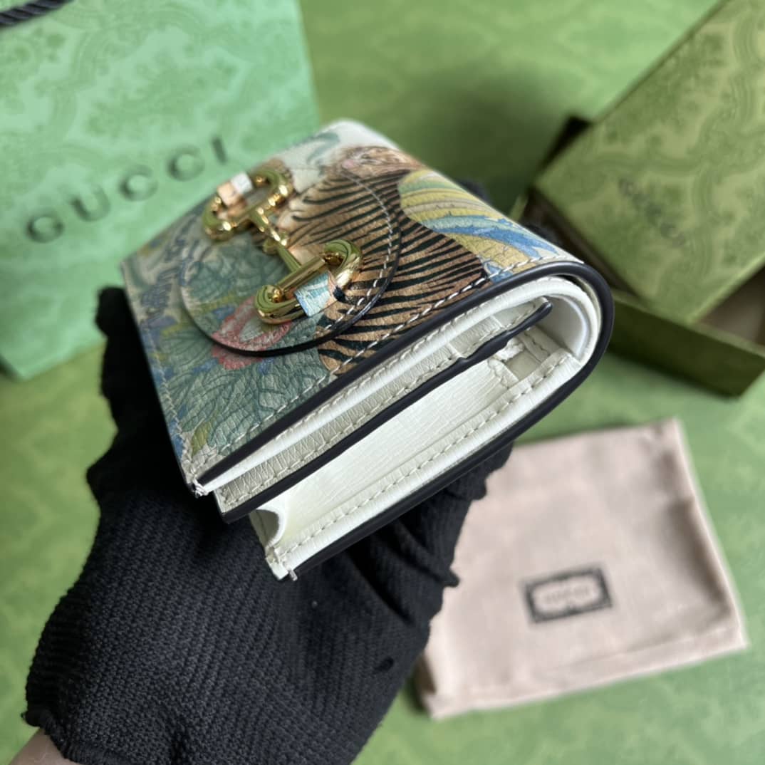 Gvc*1 Horsebit 1955 Card Holder 621887 Replica Wallet