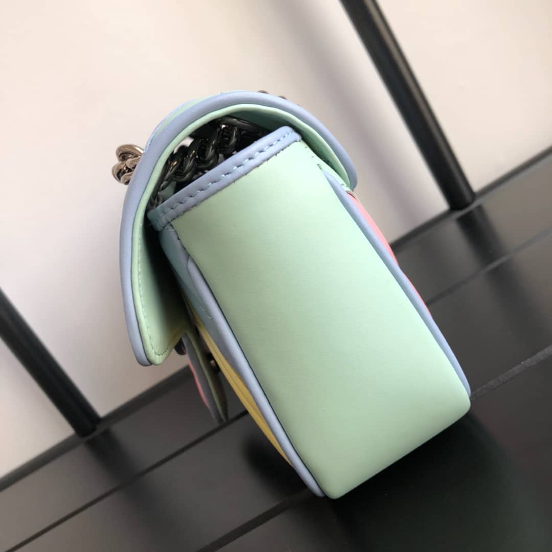 Gvc*1 GG Marmont Mini Matelasse Shoulder Bag Replica Colorful 446744