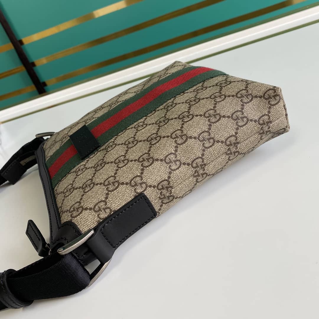 Gvc*1 Web GG Svp*me Flat Messenger Bag Replica 471454