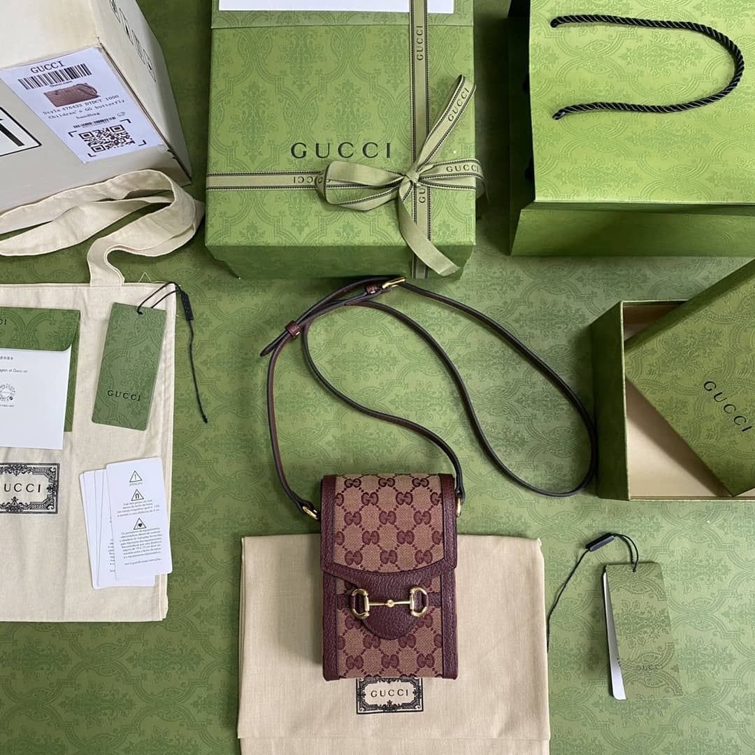 Gvc*1 1955 Horsebit Mini Phone Bag Replica 625615