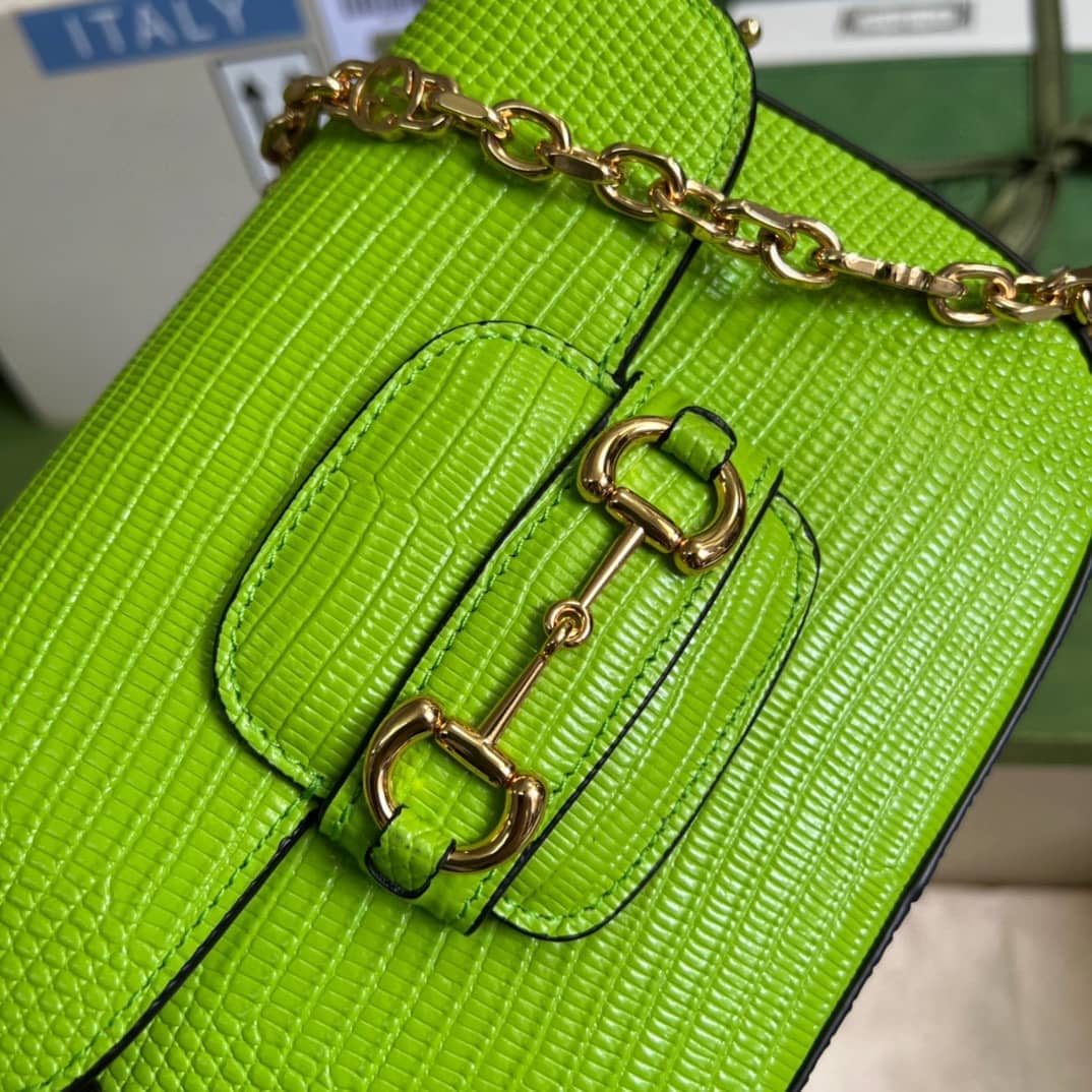 Gvc*1 Horsebit 1955 Lizard Mini 675801 Replica Shoulder Bag