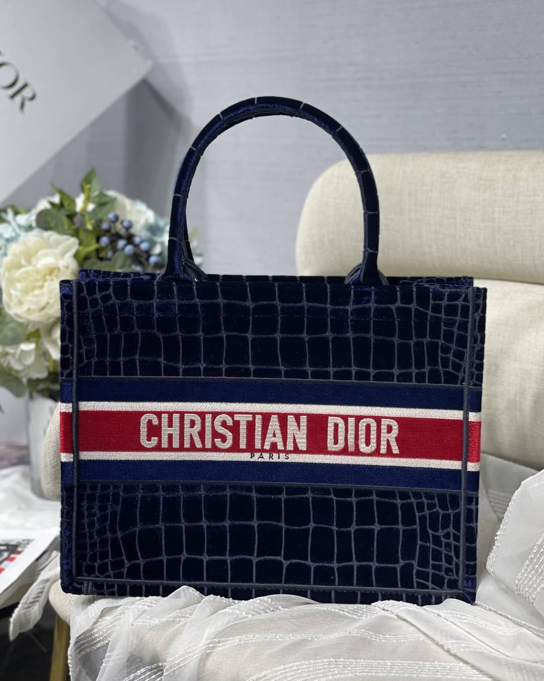 Chr1st1an D10r Tote Bag Dupe CD Book Embroidery