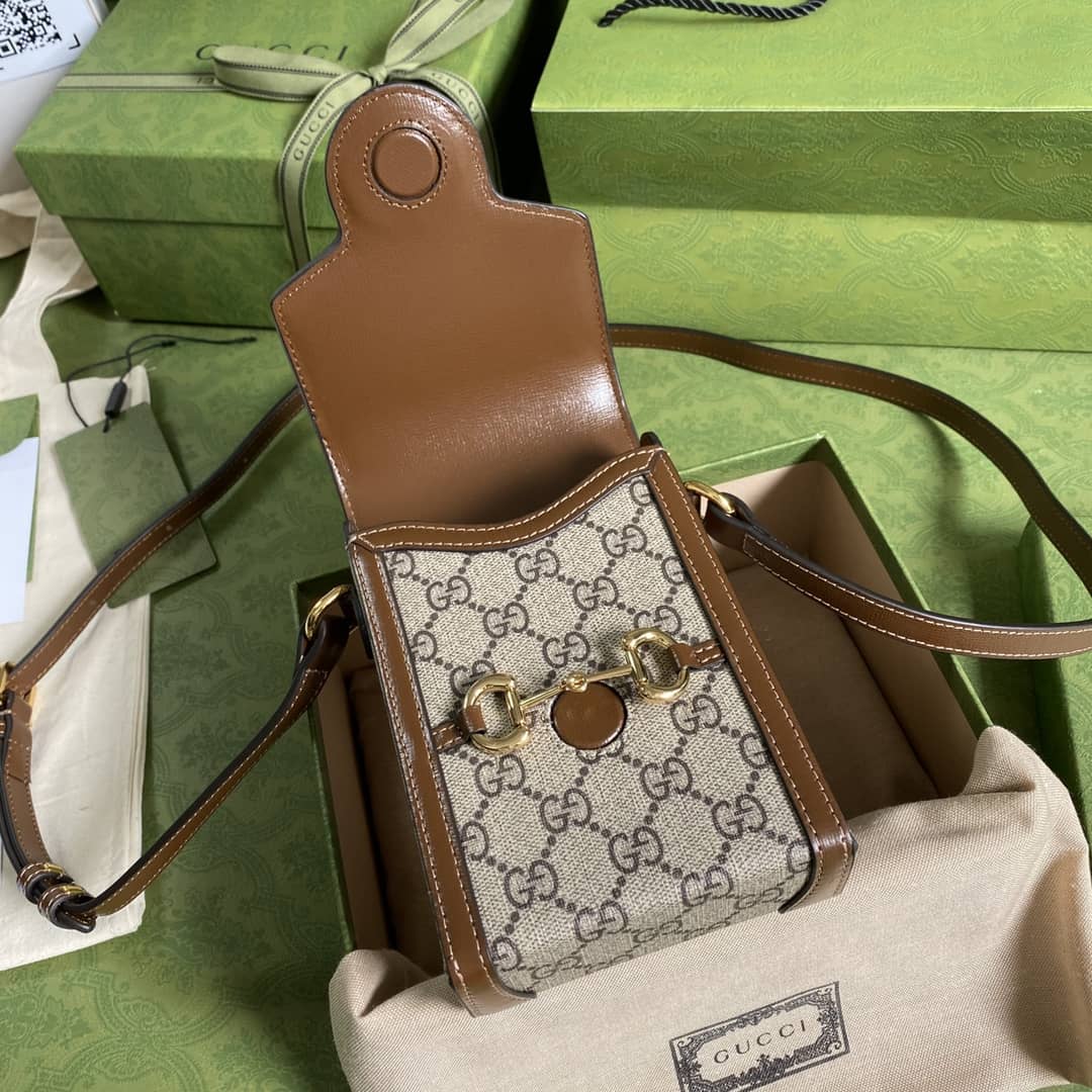 Gvc*1 1955 Horsebit Mini Phone Bag Replica 625615