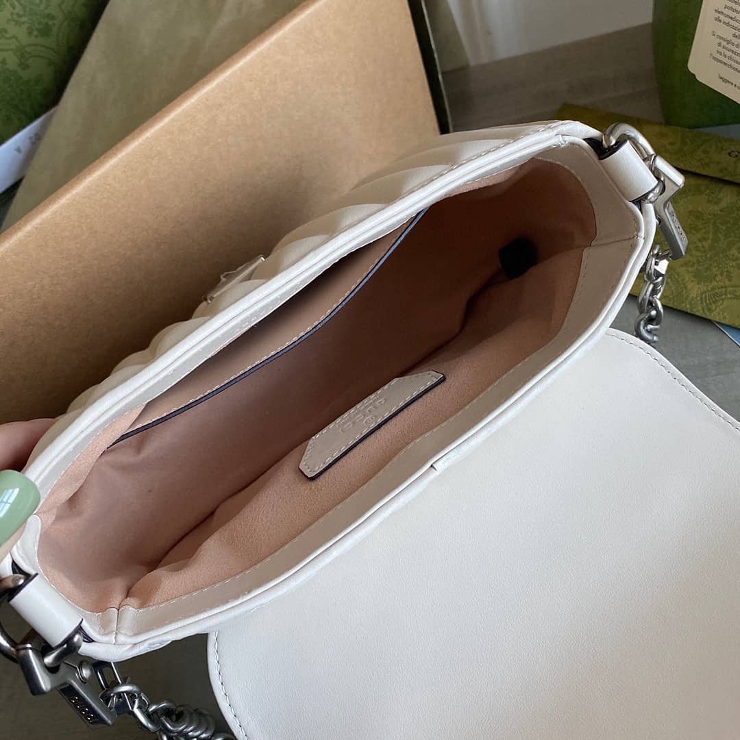 Gvc*1 GG Marmont Canvas Mini Top Handle Crossbody Bag 583571 Replica