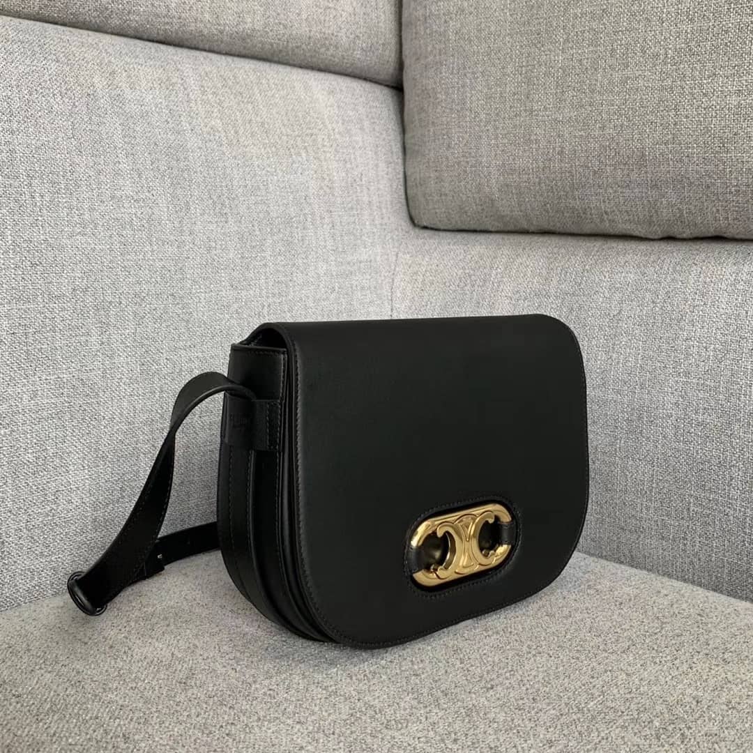 Ce1i*e Triomphe Bag Dupe Medium Maillon Triomphe Calfskin Replica Bag