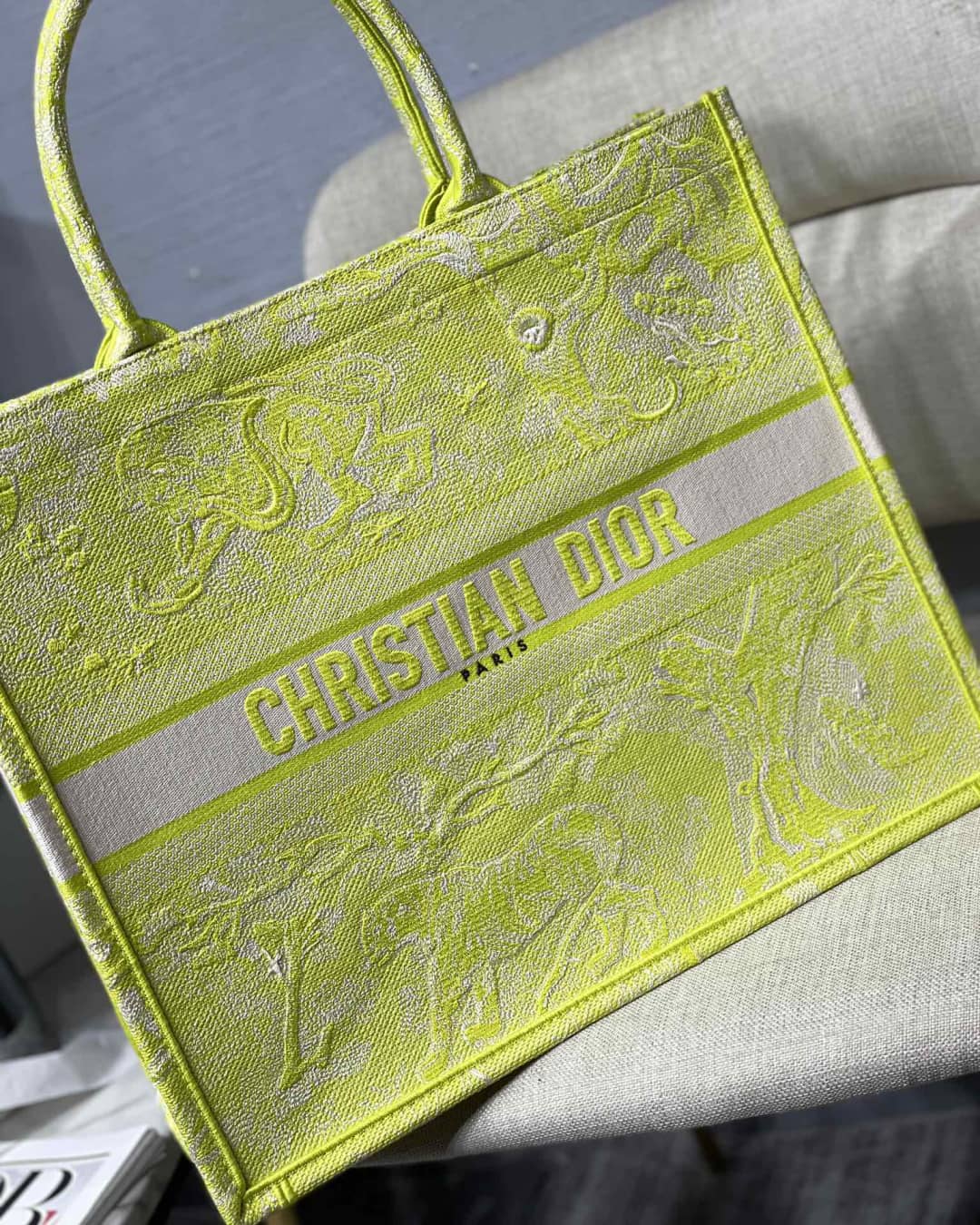 Chr1st1an D10r Tote Bag Dupe CD Book Embroidery