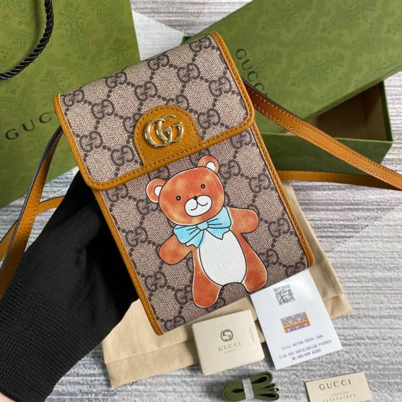 Gvc*1 Teddy Bear Mobile Phone Bag Replica 647805