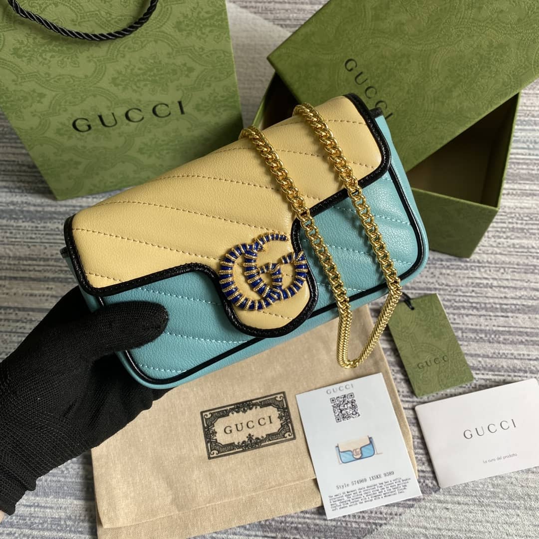 Gvc*1 Marmont GG Mini Chain Shoulder Bag Replica 574969