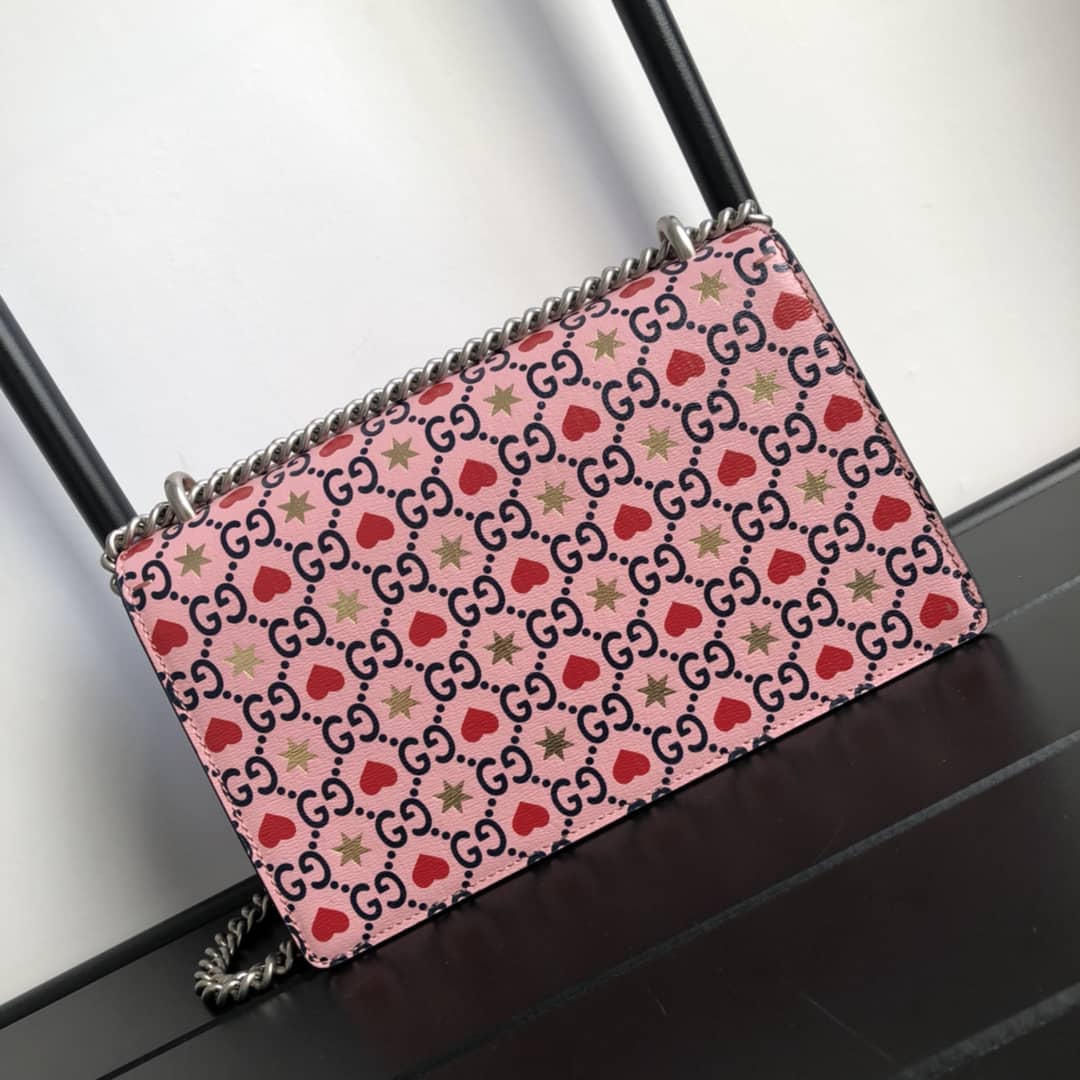 Gvc*1 GG Svp*me Dionysus Chain Shoulder Bag Replica Pink 400249