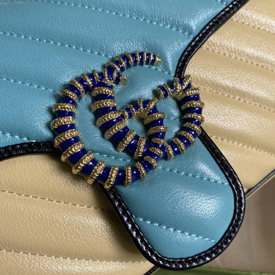 Gvc*1 Marmont GG Small matelassé Shoulder Bag Replica 443497