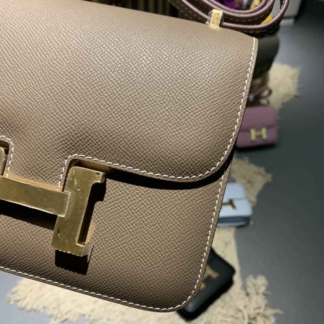 H**me5 Replica Constance Bag 18CM Epsom Leather