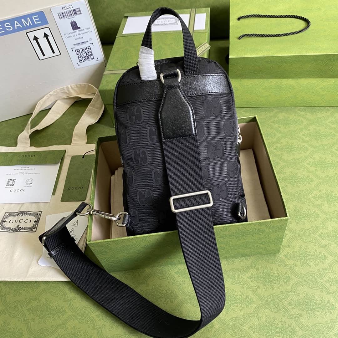 Gvc*1 Off The Grid Nylon Canvas Leather Backpack Replica 658631