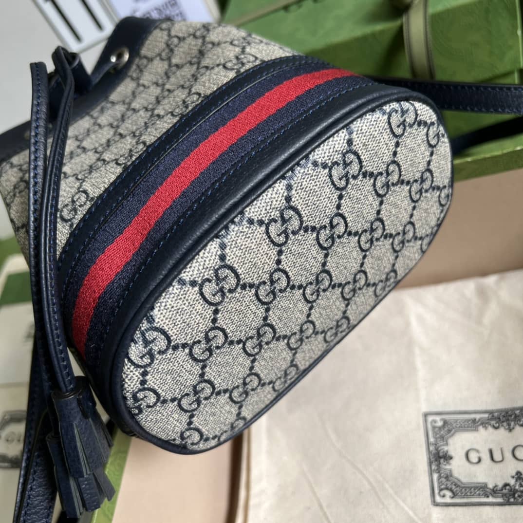 Gvc*1 Ophidia Mini GG Svp*me 550620 Replica Bucket Bag