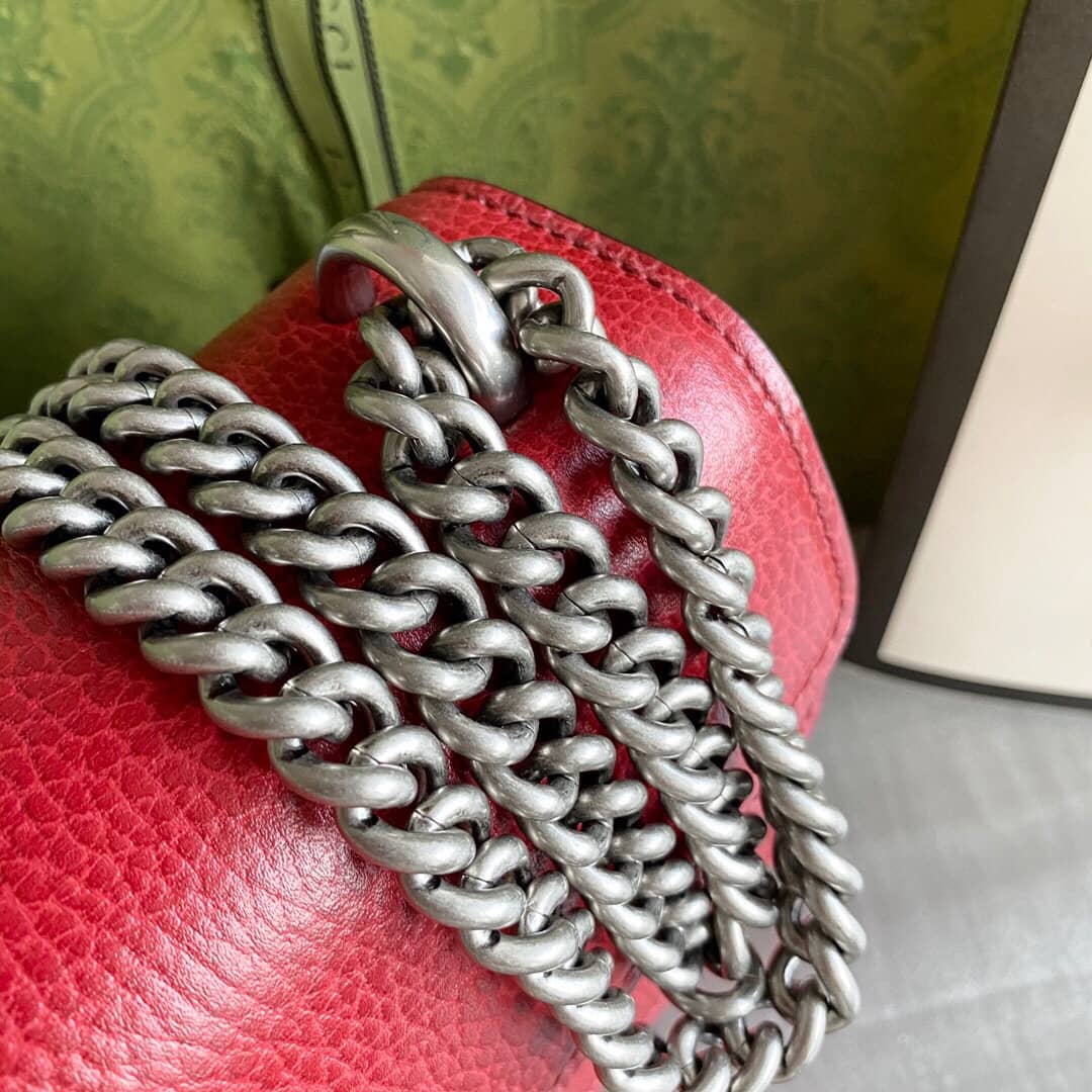 Gvc*1 GG Svp*me Dionysus Chain Replica Shoulder Bag Red 400249