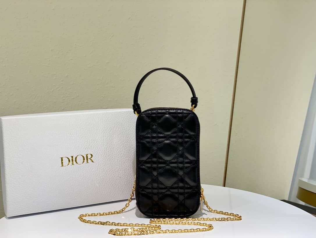 Lady D10r Dupe Lambskin 18CM Phone Holder