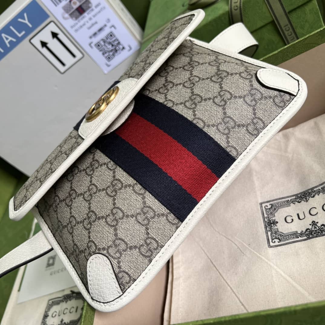 Gvc*1 Ophidia White 674081 Replica Belt Bag