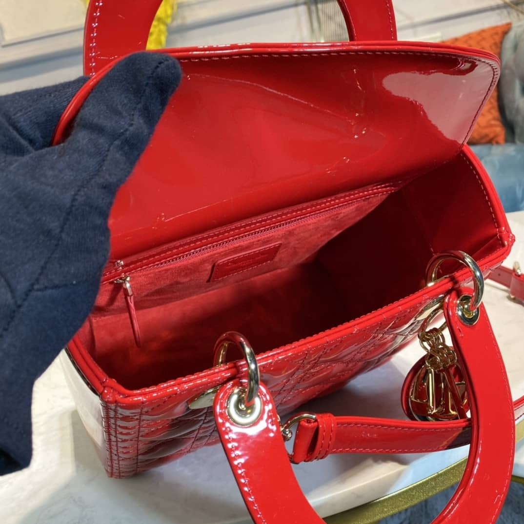 Chr1st1an D10r Lady D10r 24CM Replica Bag