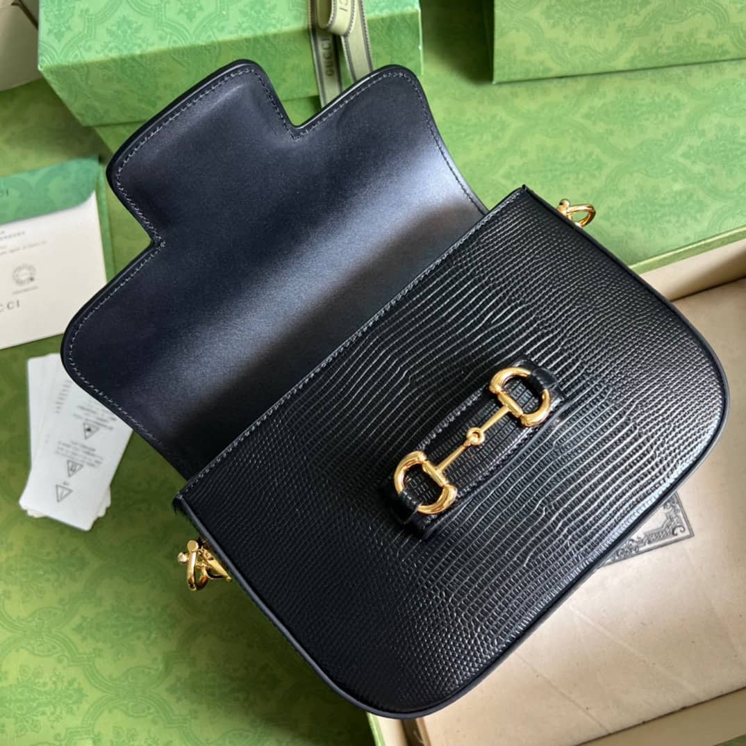 Gvc*1 Horsebit 1955 Lizard Mini 675801 Replica Shoulder Bag