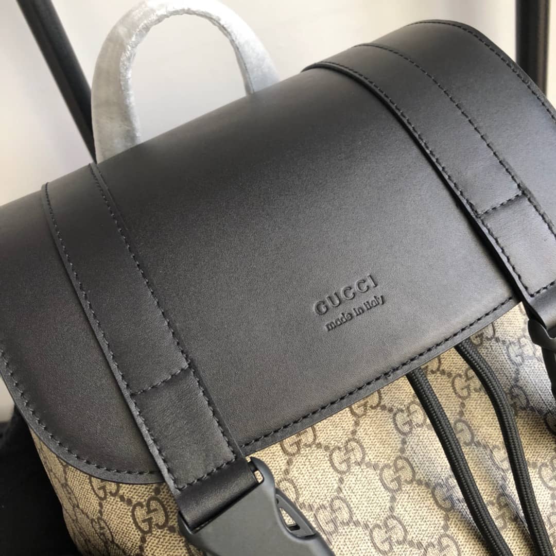 Gvc*1 Soft GG Svp*me Canvas Replica Backpack Beige 450958