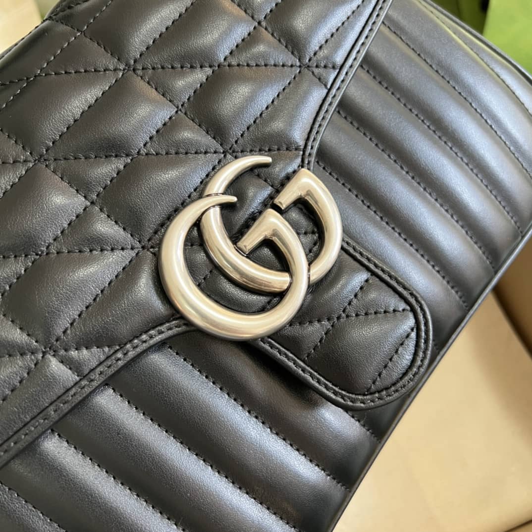 Gvc*1 Marmont Dupe GG Small Top Handle Bag Replica 498110