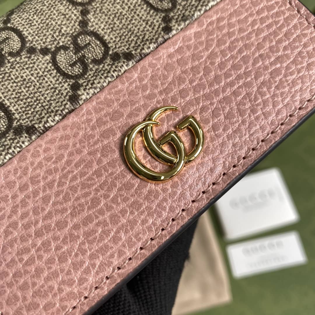 Gvc*1 Marmont GG Card Case Wallet Replica 658610