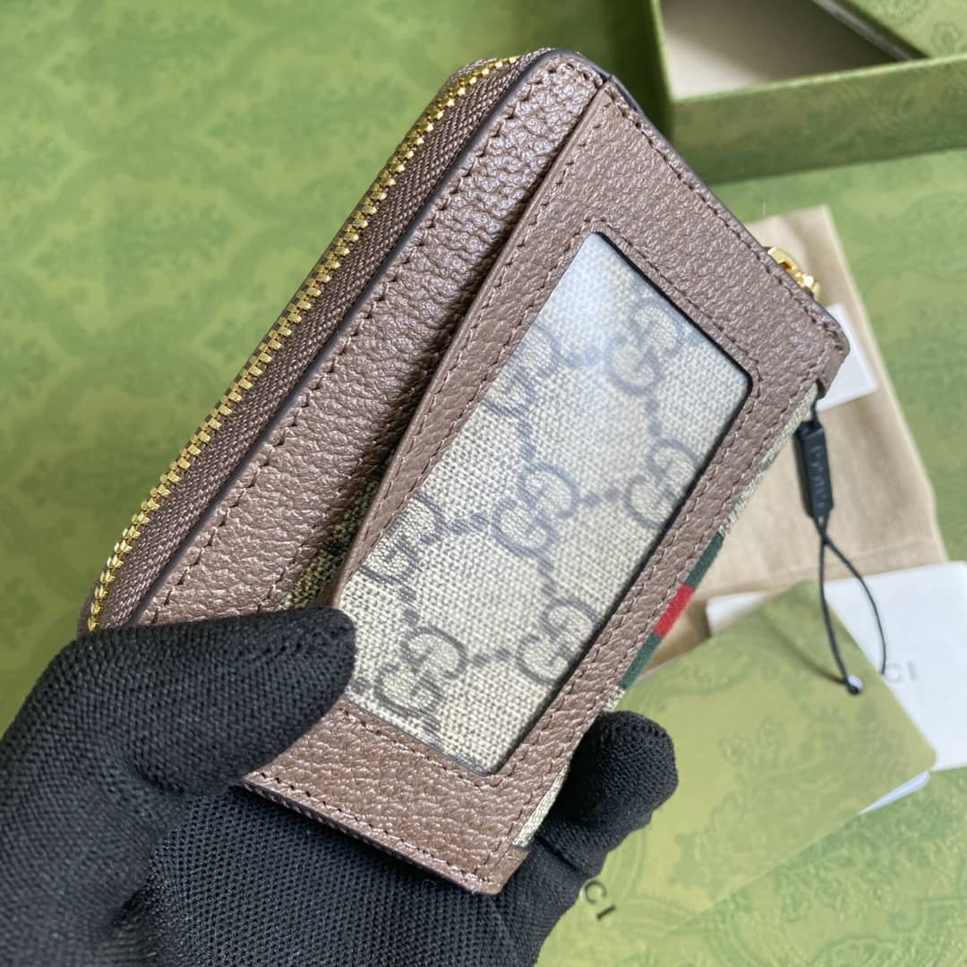 Gvc*1 Ophidia GG Card Case Wallet Replica 658552