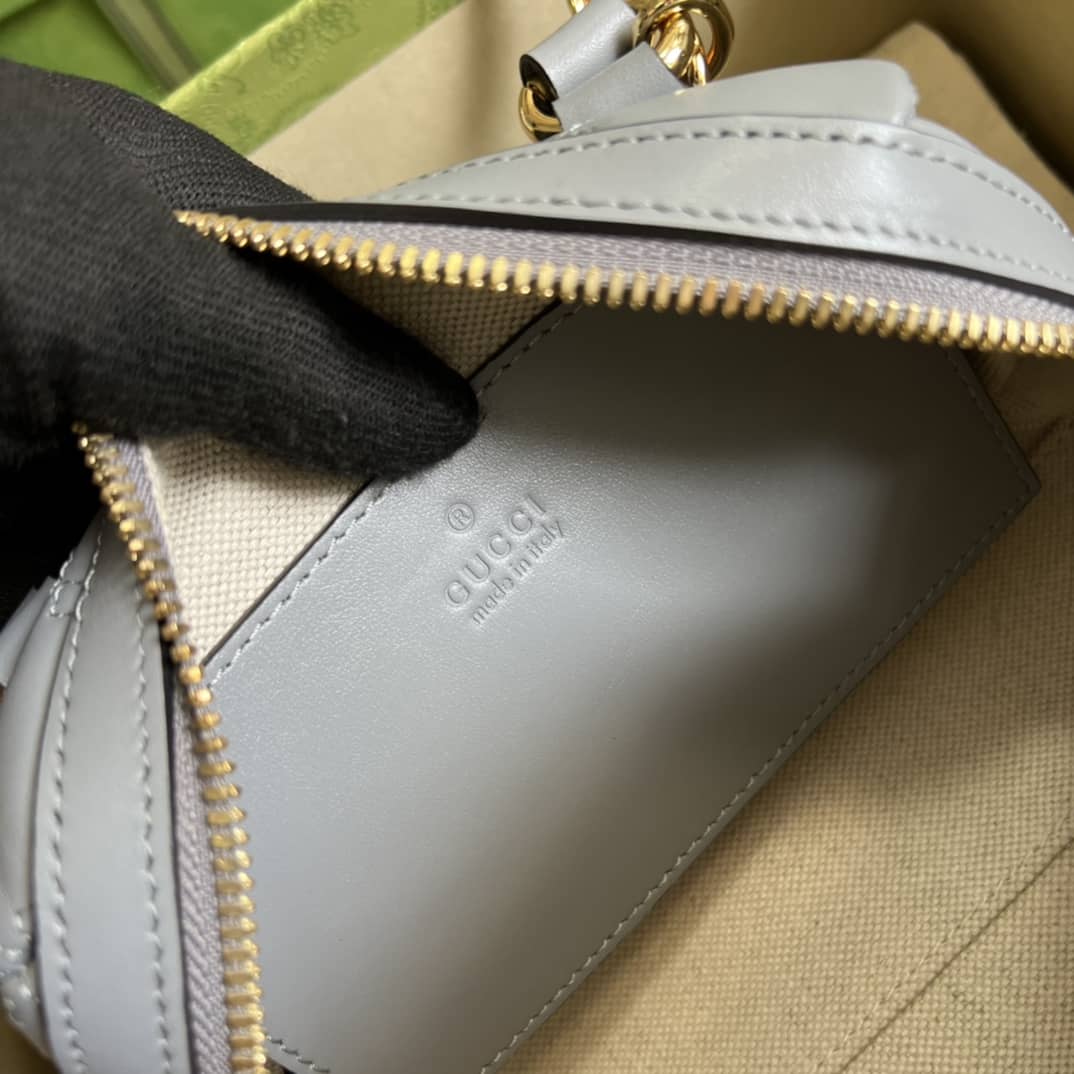 Gvc*1 GG Matelassé Leather Top Handle Shoulder Bag 702251 Replica