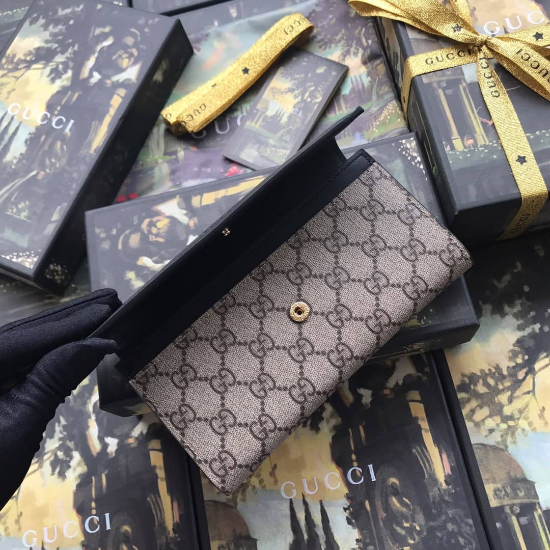 Gvc*1 ZIP Bi-Fold Long Wallet Replica 410100