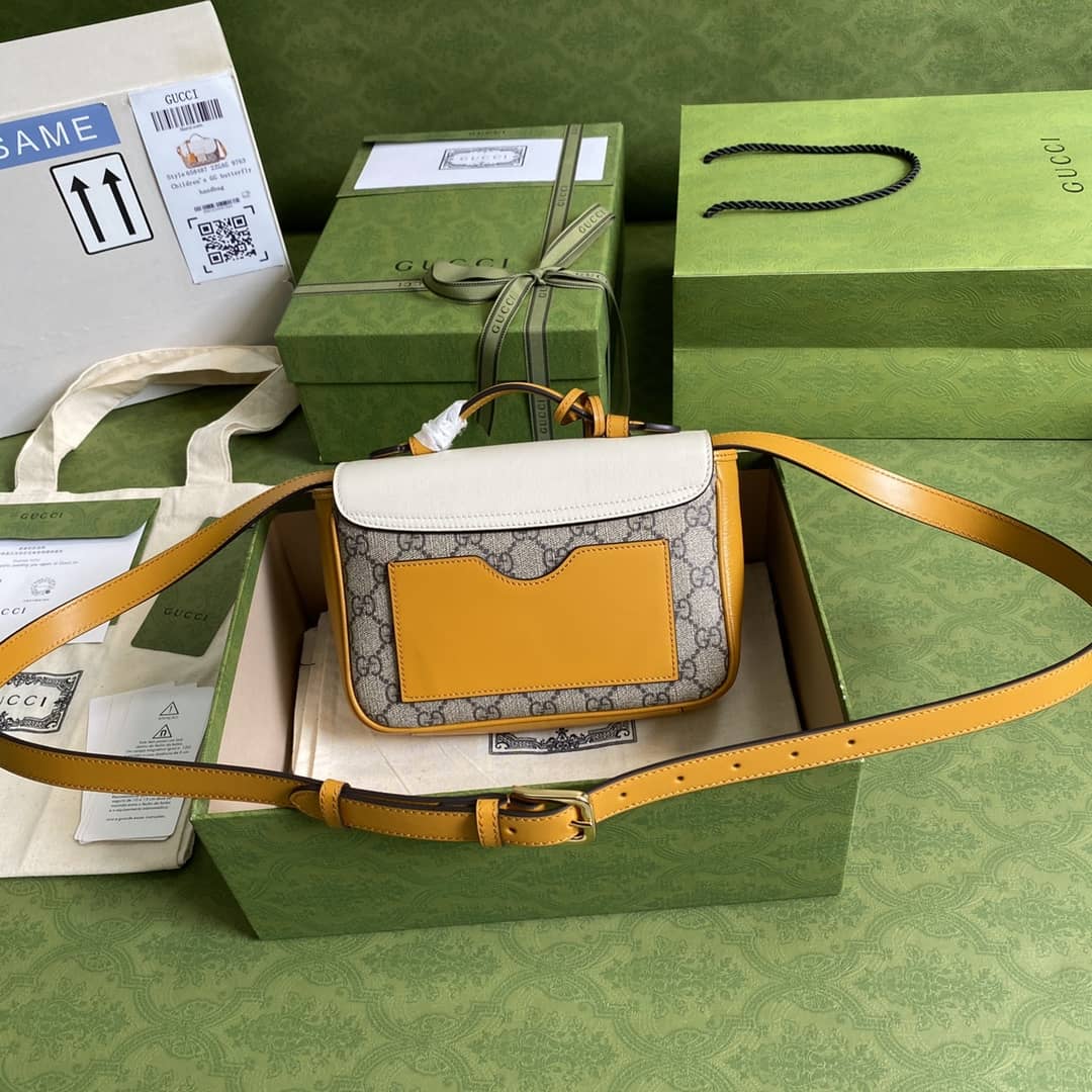 Gvc*1 Svp*me GG Padlock Canvas Mini Bag Replica 658487