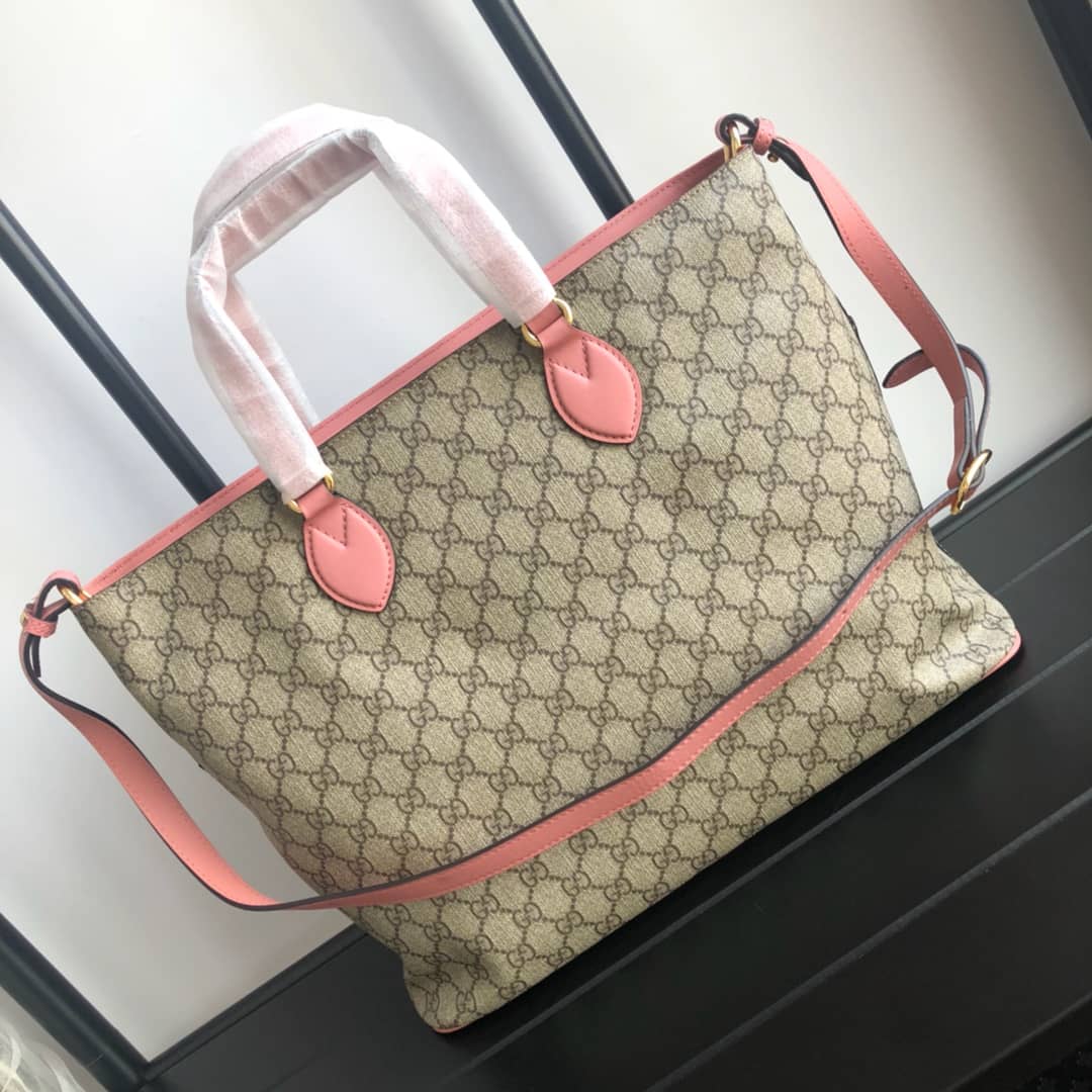 Gvc*1 Soft GG Svp*me Baby Changing Bag Replica Pink 457356