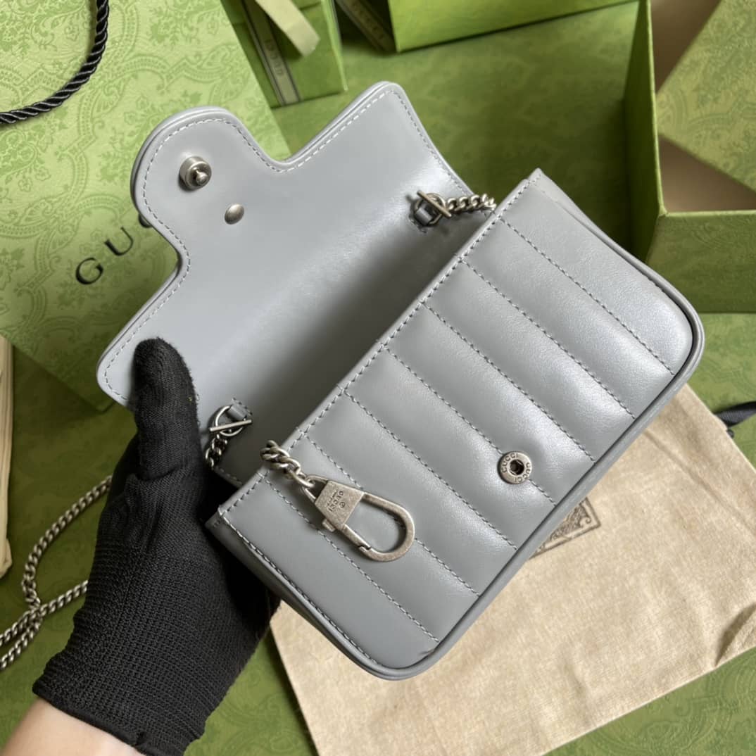 Gvc*1 GG Marmont Matelassé Mini Crossbody Bag Replica 476433