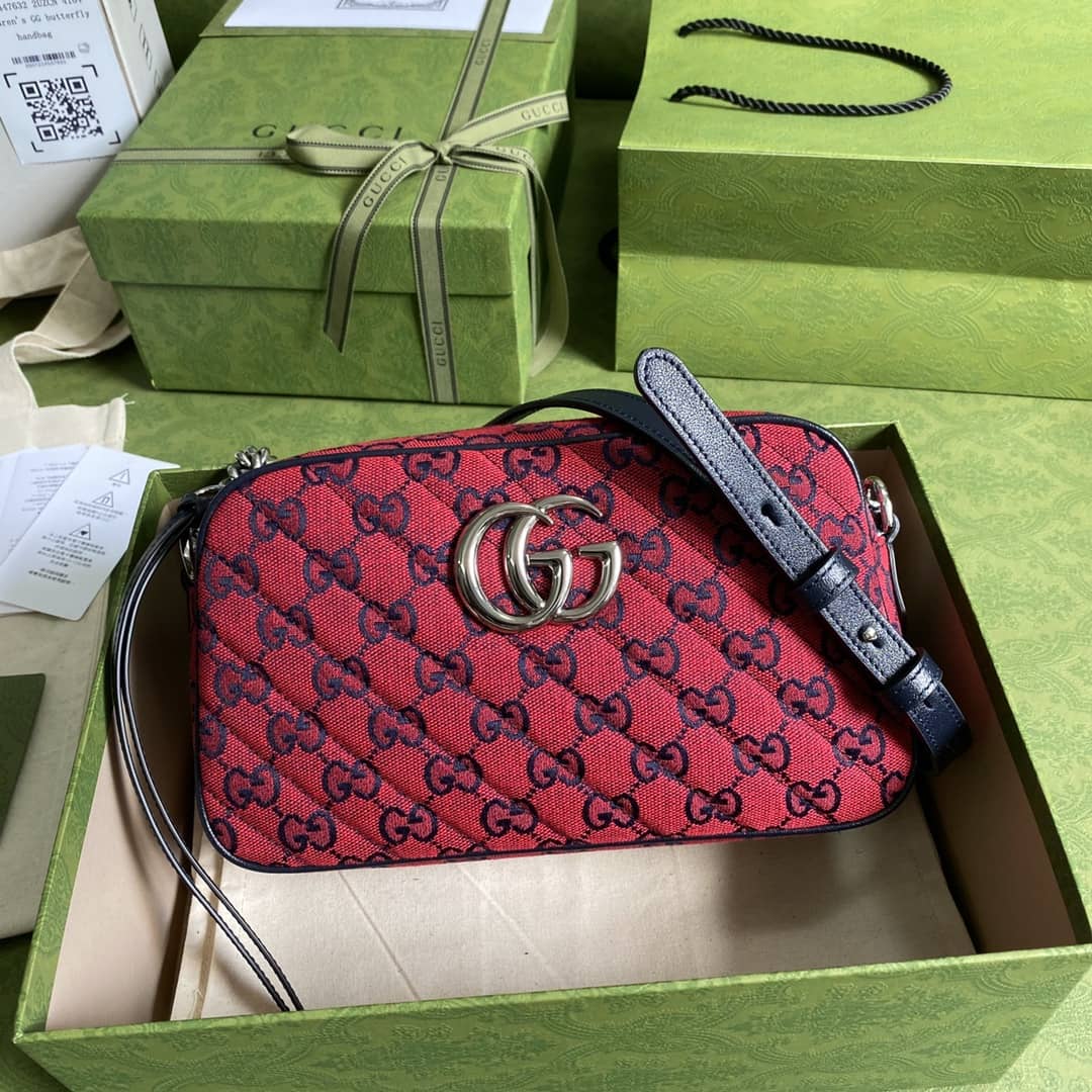 Gvc*1 Marmont Dupe GG Small Matelassé Shoulder Bag Replica 447632