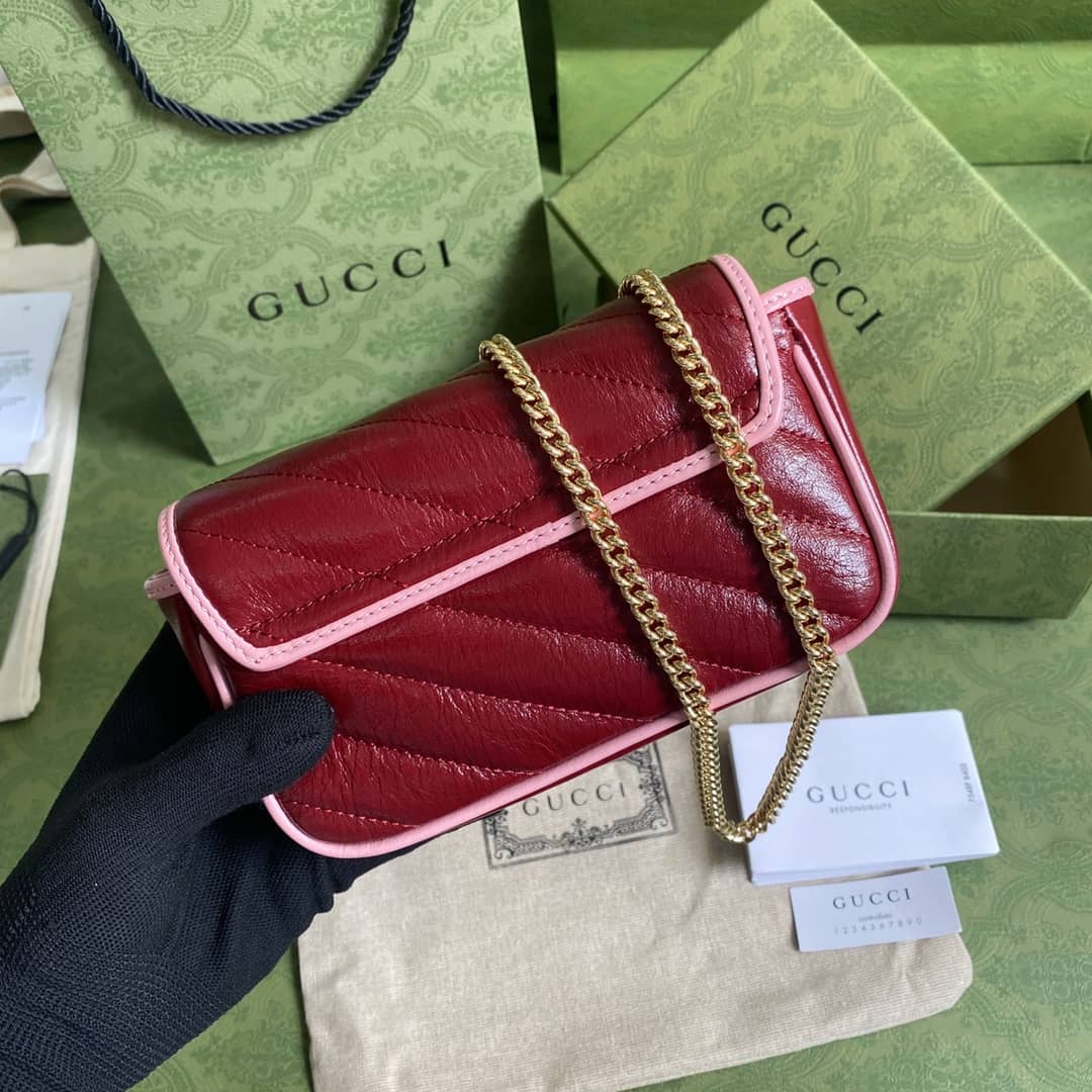 Gvc*1 Marmont GG Mini Chain Shoulder Bag Replica 574969