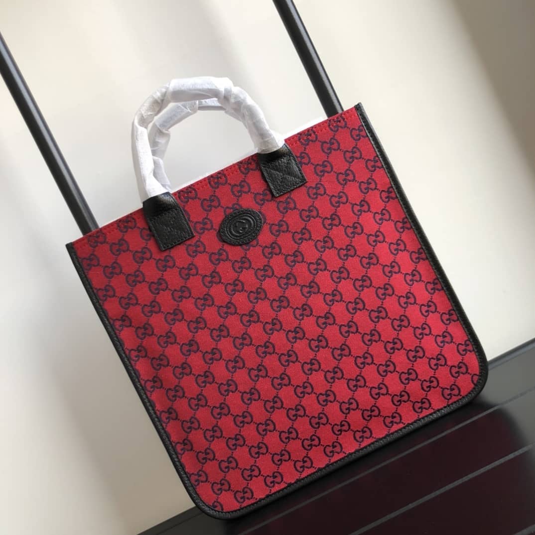 Gvc*1 GG Multicolor Kids Girl Tote Replica Red 550763